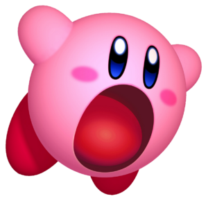 Flying Kirby PNG