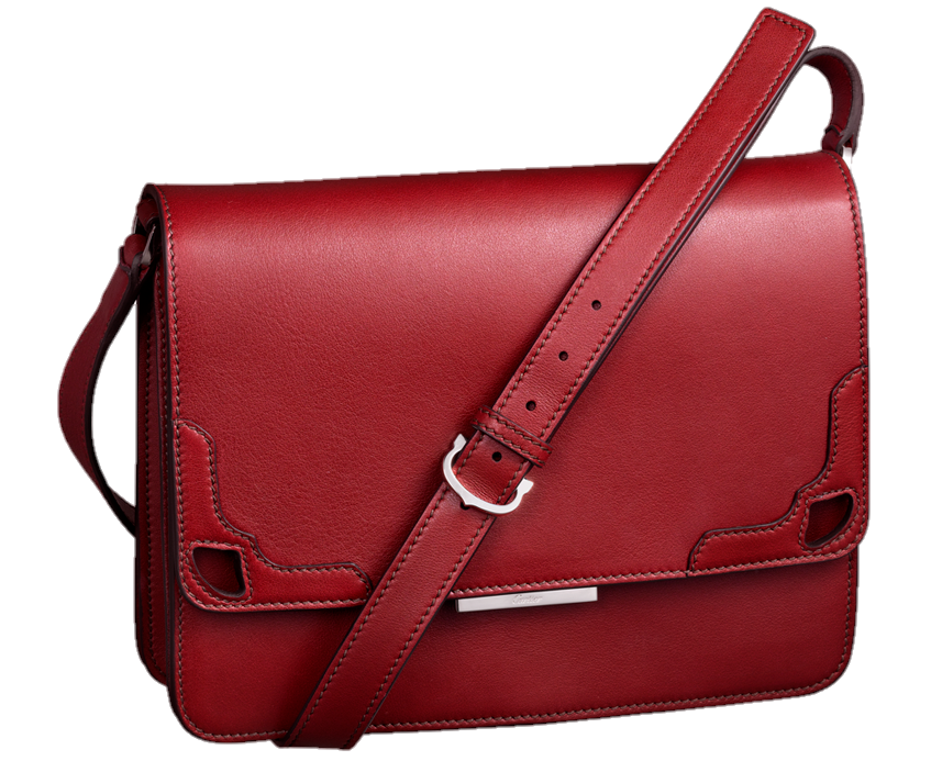 Red stylish Ladies bag Png
