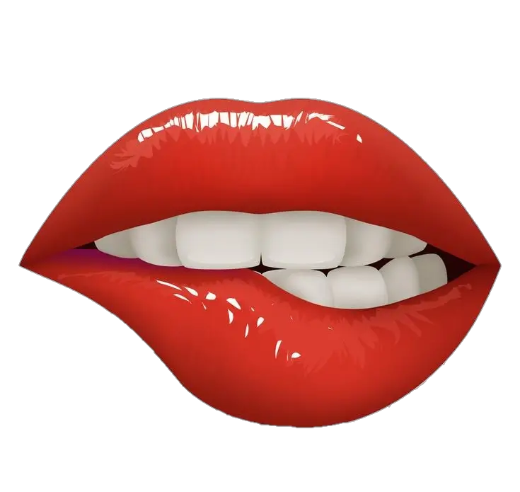 Human Bitten Lips Png