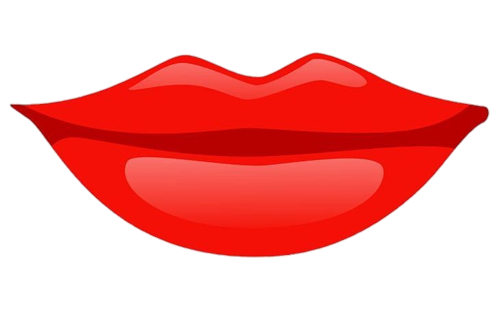 Red Human Lips Clipart Png