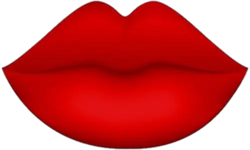 Red Human Lips Vector Png