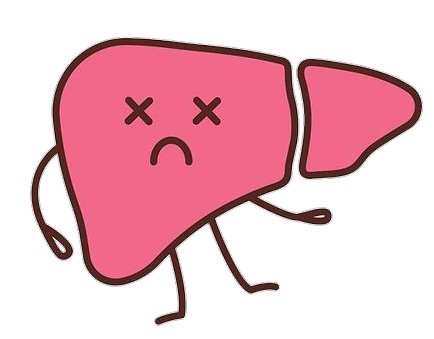 Unhappy Human Liver Clipart Png