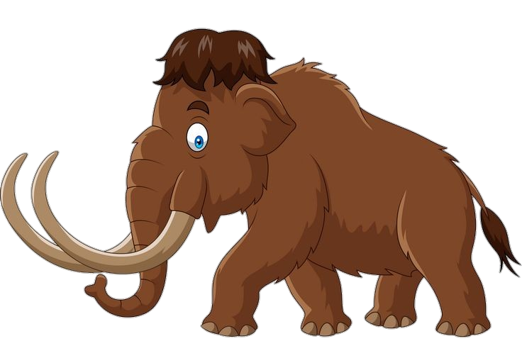 Walking Mammoth clipart Png