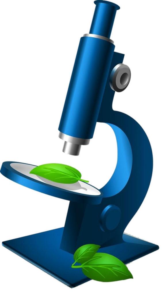 Blue Microscope illustration Png