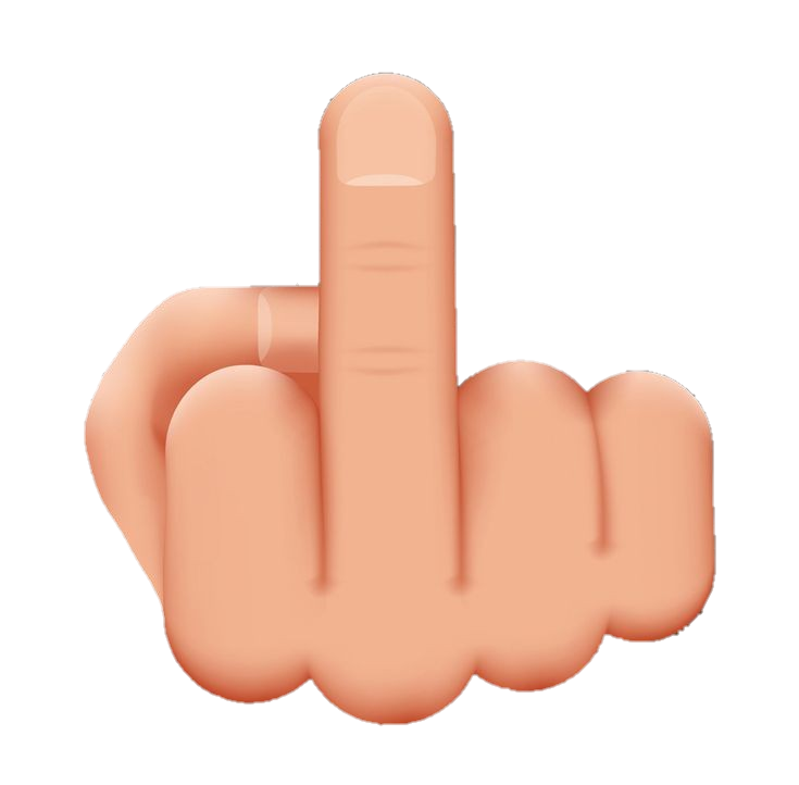 Animated Middle Finger Icon PNG