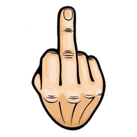 Middle Finger Clipart PNG