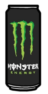 Monster Energy Drink Can vector Png