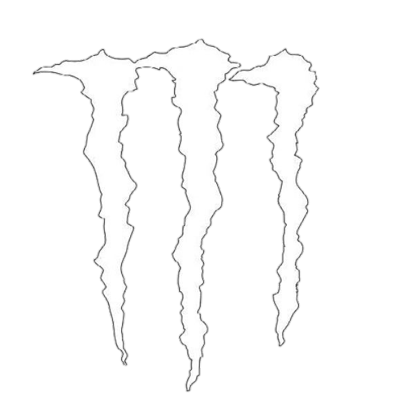 Monster Energy Drink Logo White Png