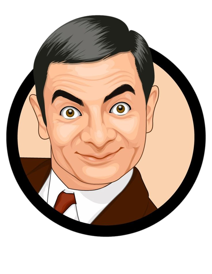 Mr. Bean face Drawing Png