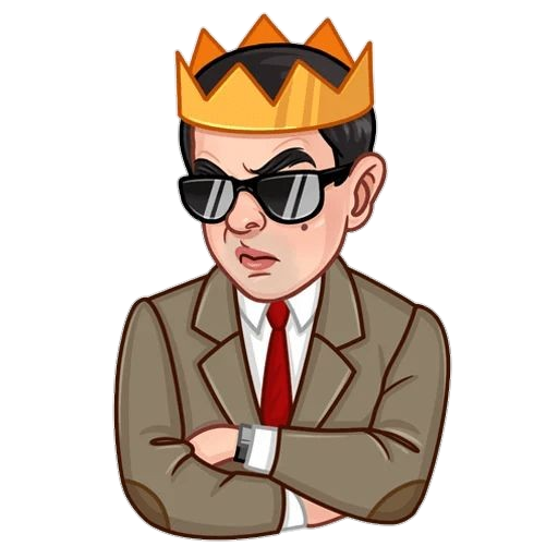 Cool Mr. Bean clipart Png