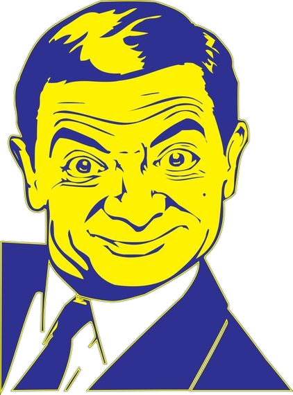 Mr. Bean logo Drawing Png