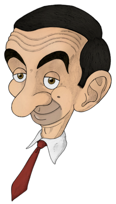 Mr. Bean Face Artwork Png