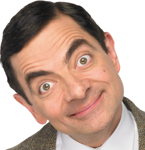 Funny Mr. Bean Face Png