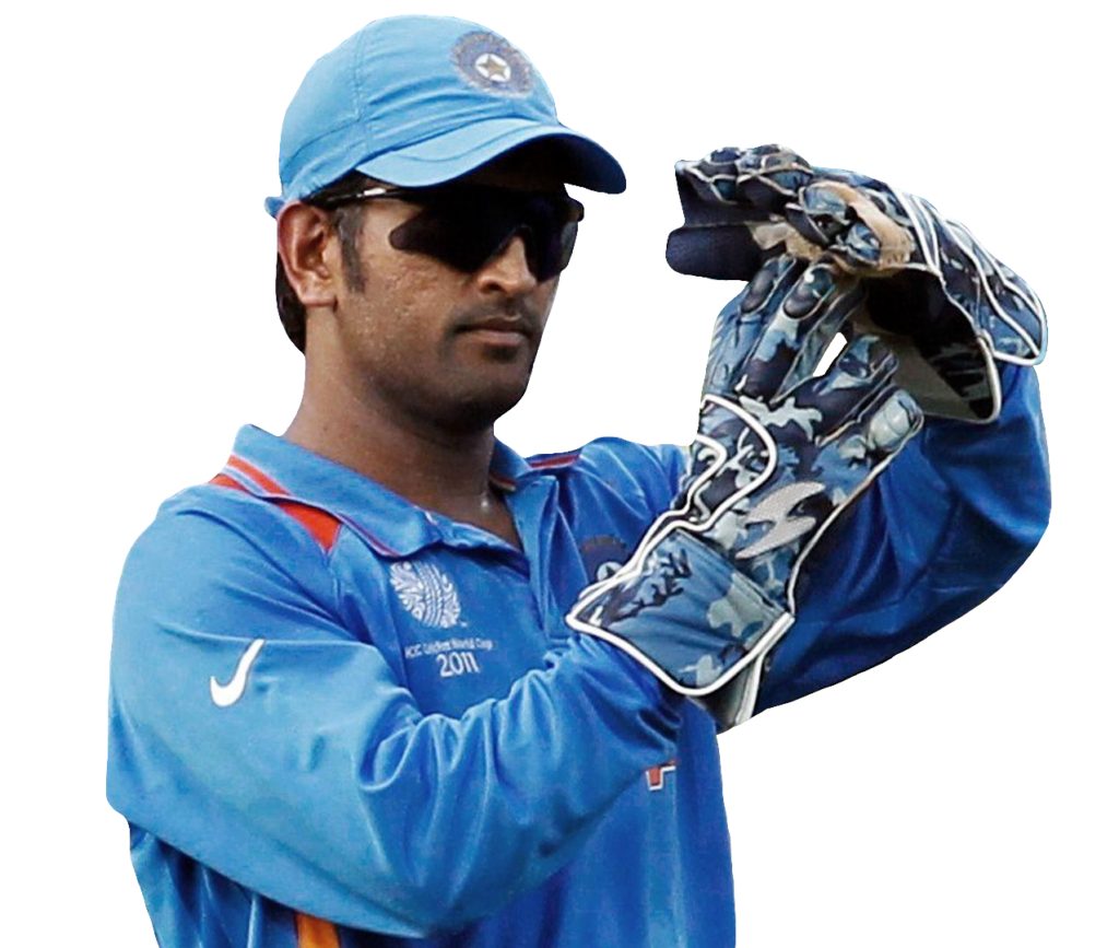 Indian cricket Player Ms Dhoni PNG