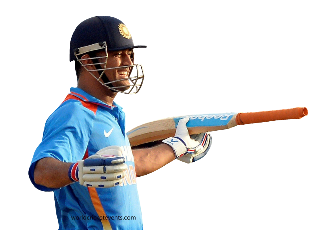 Cricket Player Ms Dhoni PNG Image