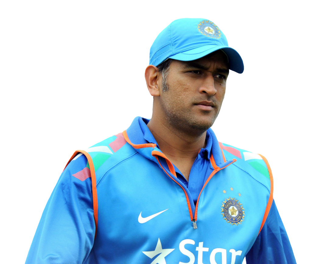 High-resolution Ms Dhoni PNG Image