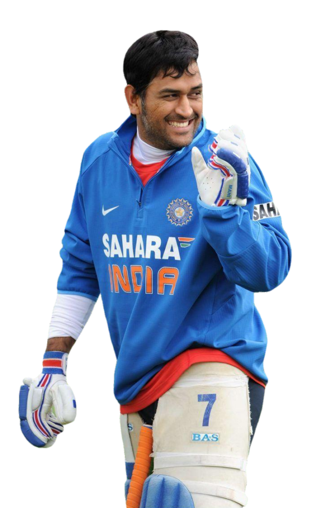 Indian Cricket Player Ms Dhoni Smiling PNG