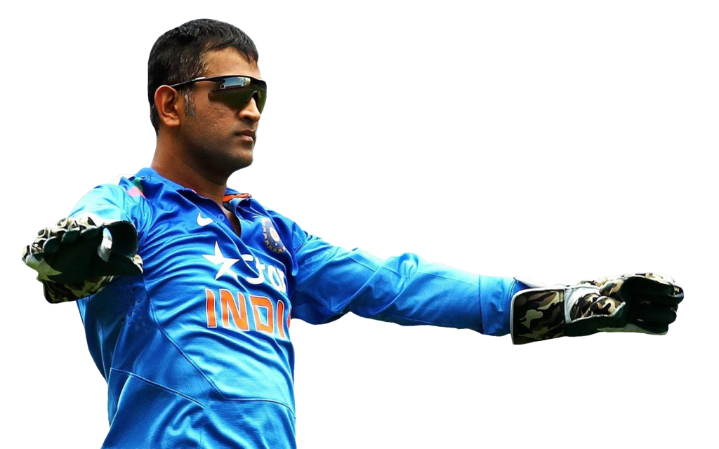 Wicket Keeper Ms Dhoni PNG