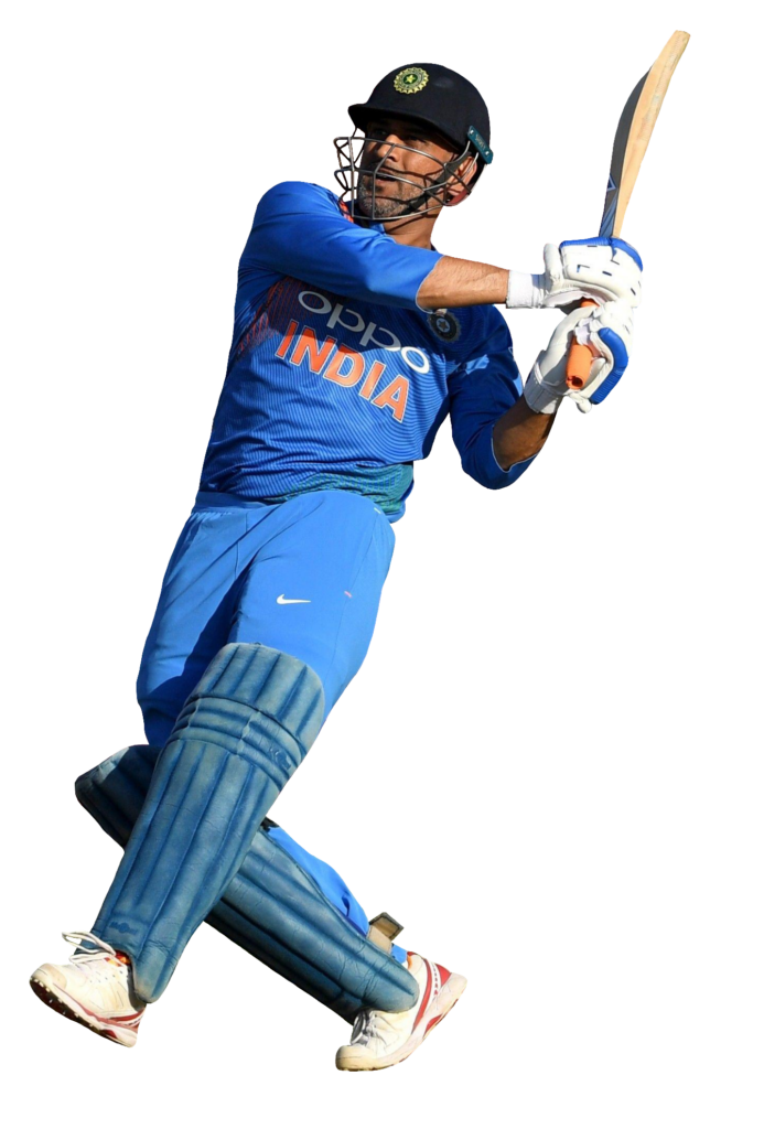 Cricket Player Ms Dhoni PNG Image