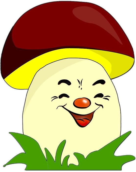 Happy Mushroom Cartoon Drawing PNG