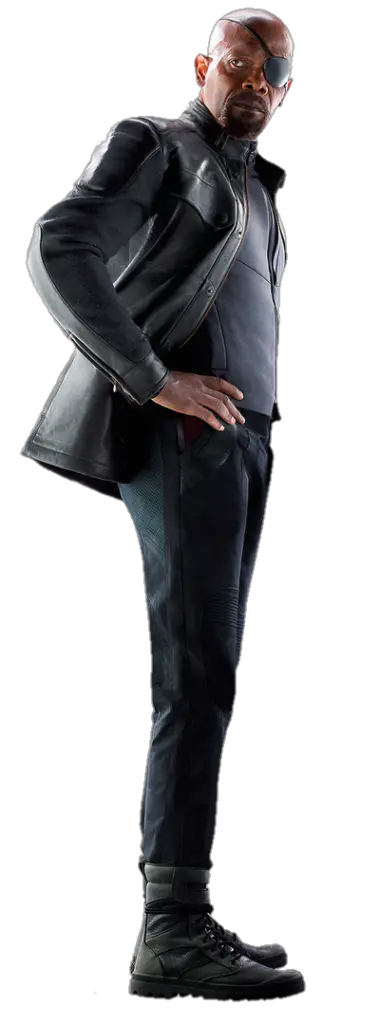 Standing Nick Fury Png