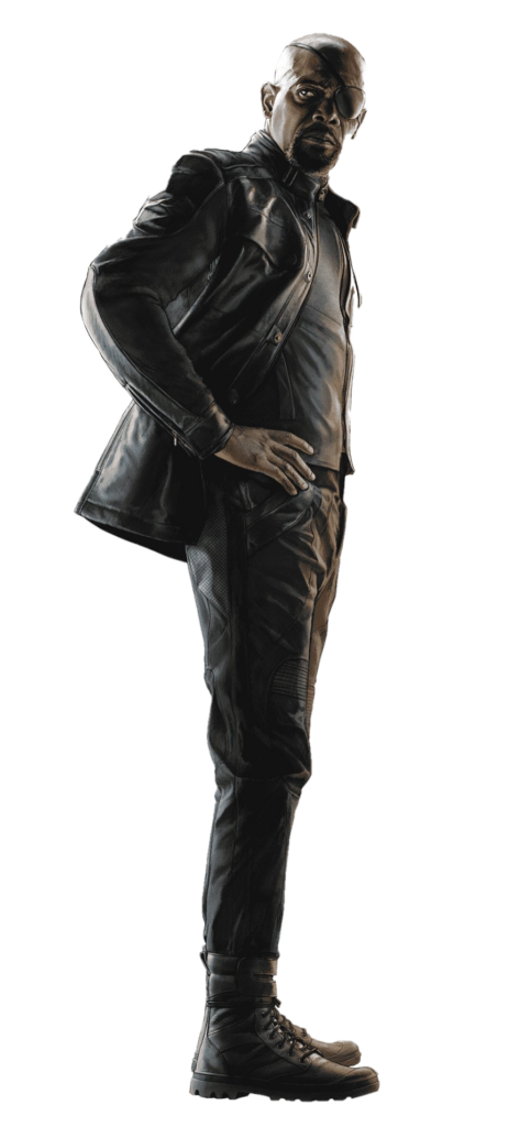 Captain Marvel Nick Fury Png