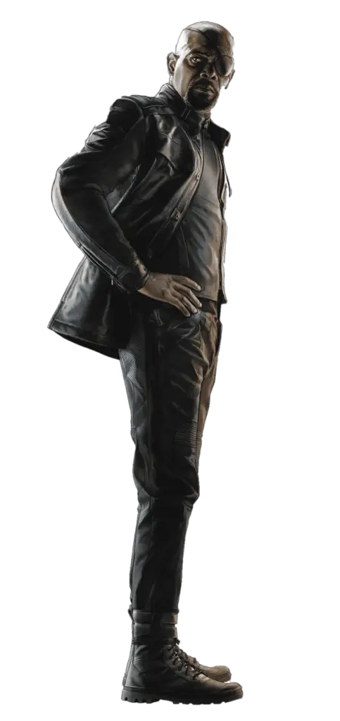 Captain Marvel Nick Fury Png