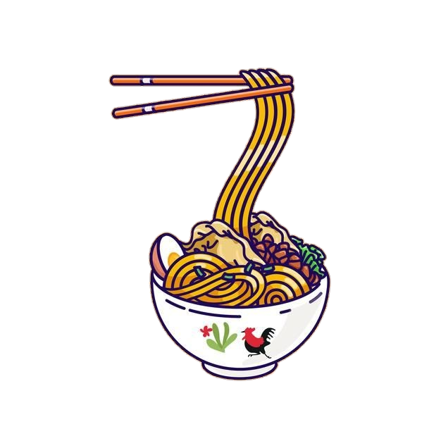 Chopsticks Noodles Bowl Clipart Png