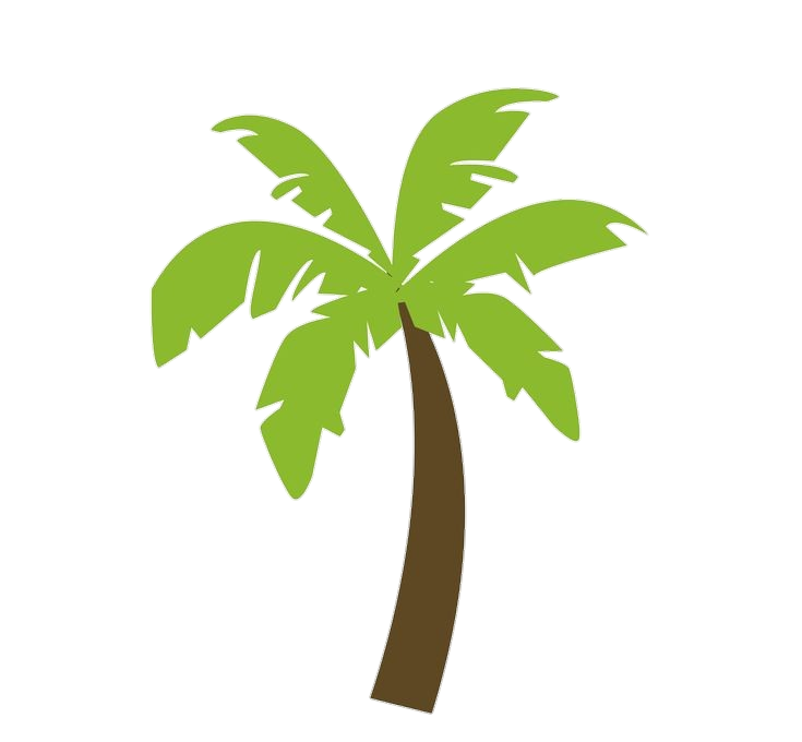 Green Palm Tree Vector Png