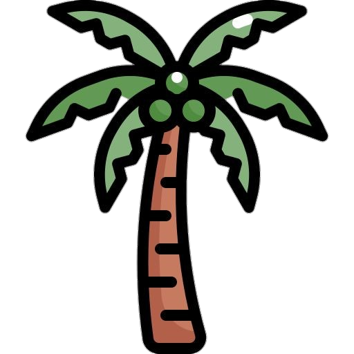 Palm Tree Logo Icon Png