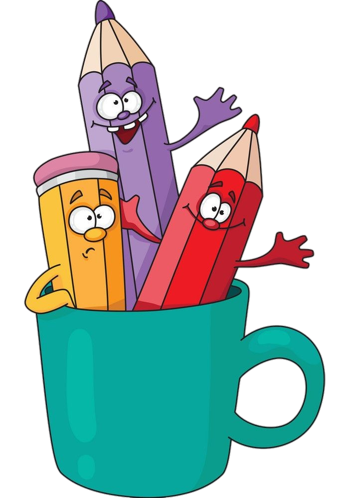 Pencil in Cup clipart Png