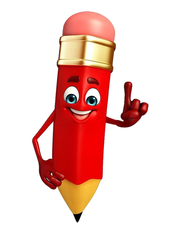 Red Animated Pencil Png