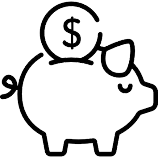 Piggy Bank Vector Icon Png