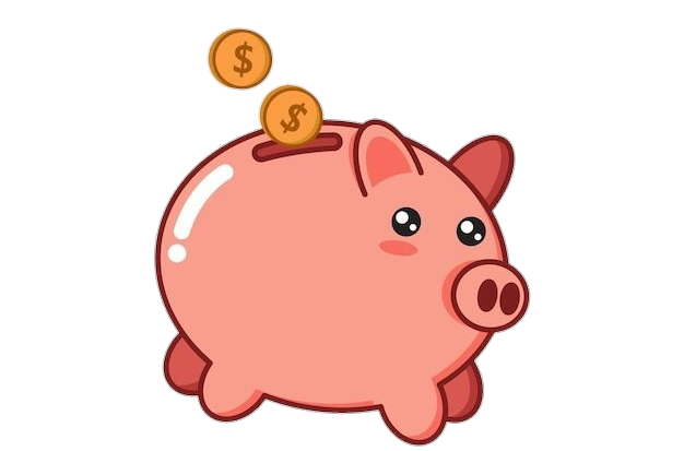 Piggy Bank Cartoon Png