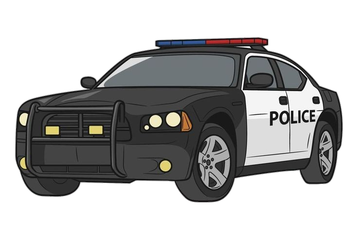 Animated Police Auto Car Png