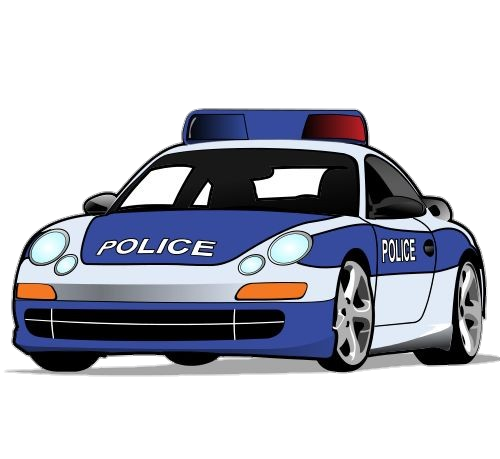 Animated Police Car Png