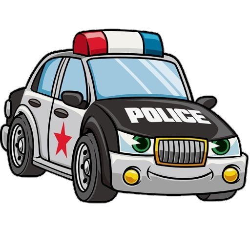 Cartoon Police Car Png