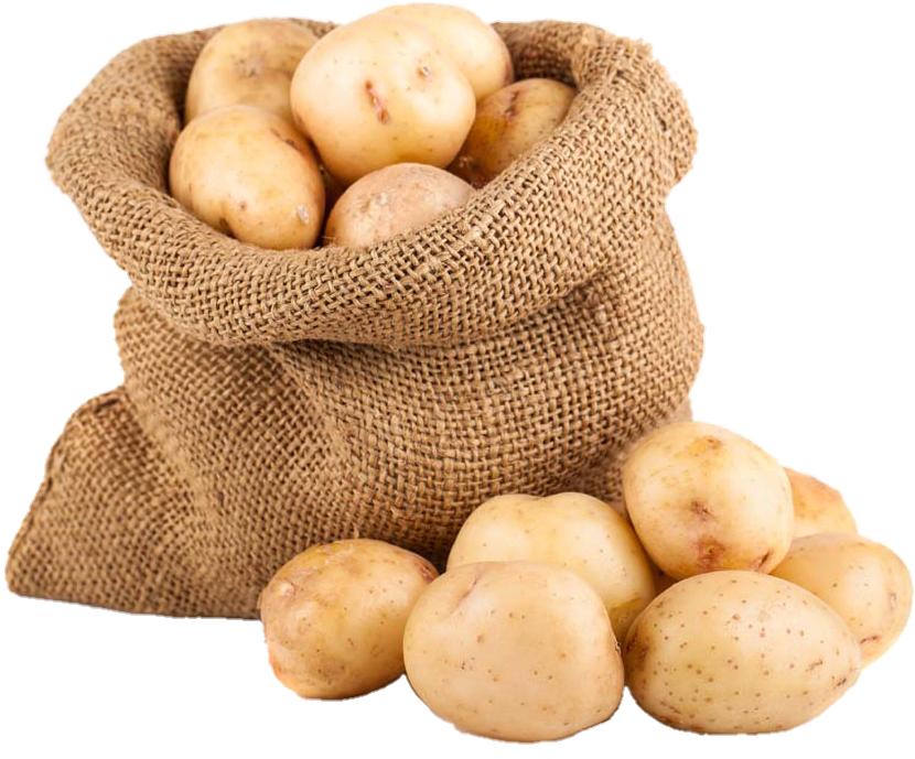 Potato in sack Png