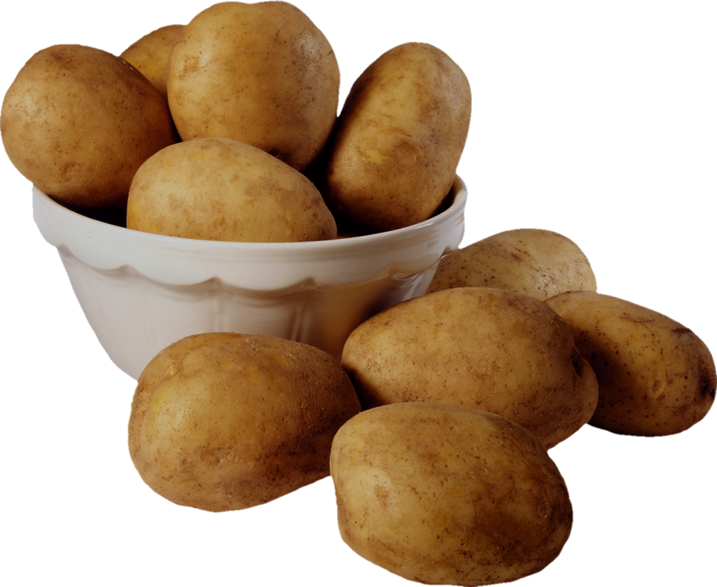 Potato in Bowl Png