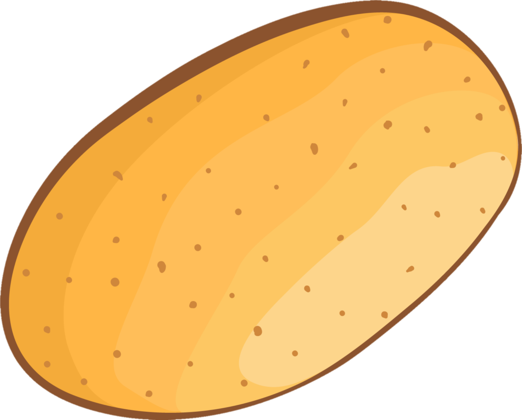 Potato Png vector 