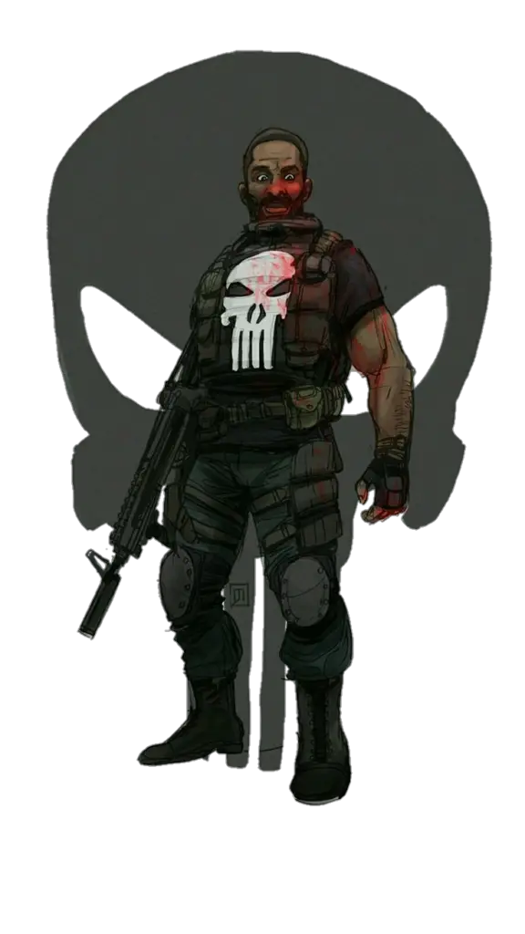 Punisher Game Character Png