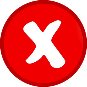 Animated Cross Red Circle Png