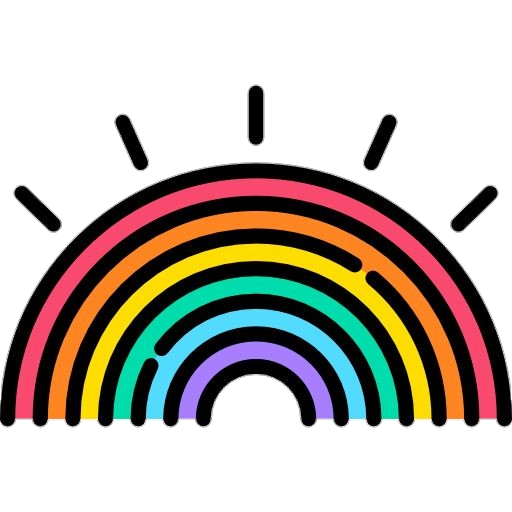 Rainbow Logo icon Png