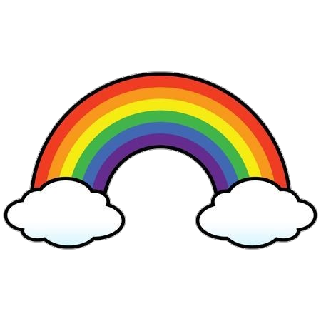 Rainbow Sticker Png