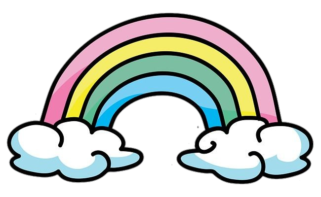 Clouds Rainbow Clipart Png
