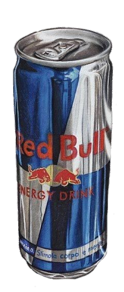 Red Bull Bottle art Png