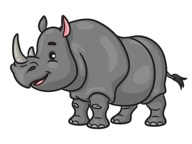 Rhino vector png 
