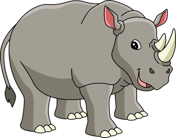 Rhino vector png 