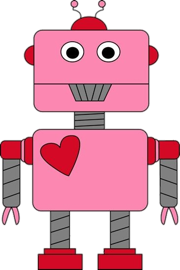 Pink Robot Clipart Png