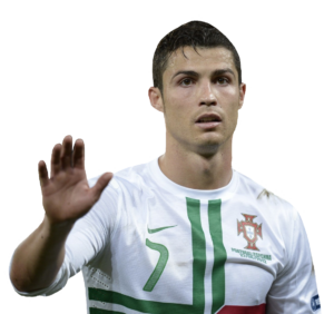 Portuguese soccer player Cristiano Ronaldo PNG